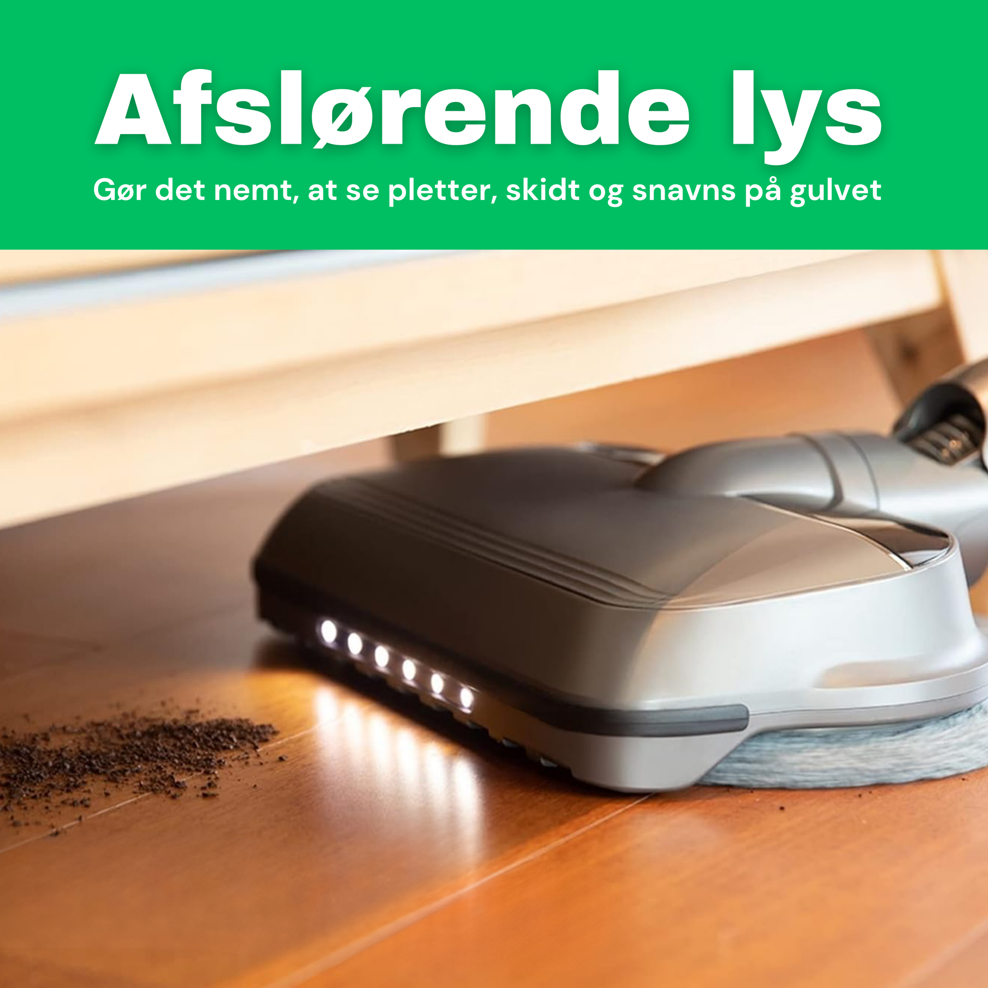 CleanFriend Flow™ moppeudvidelse – med medfølgende moppeklude