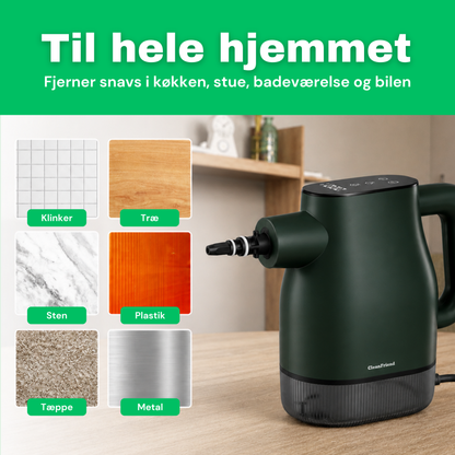 CleanFriend PureSteam™ damprenser – påfyldning af vandtank