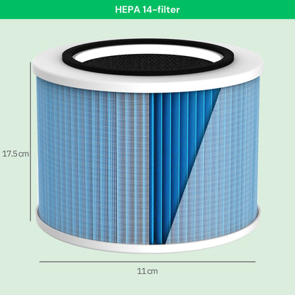 HEPA 14-filter til AirFlow30™ PRO luftrenser – set fra siden